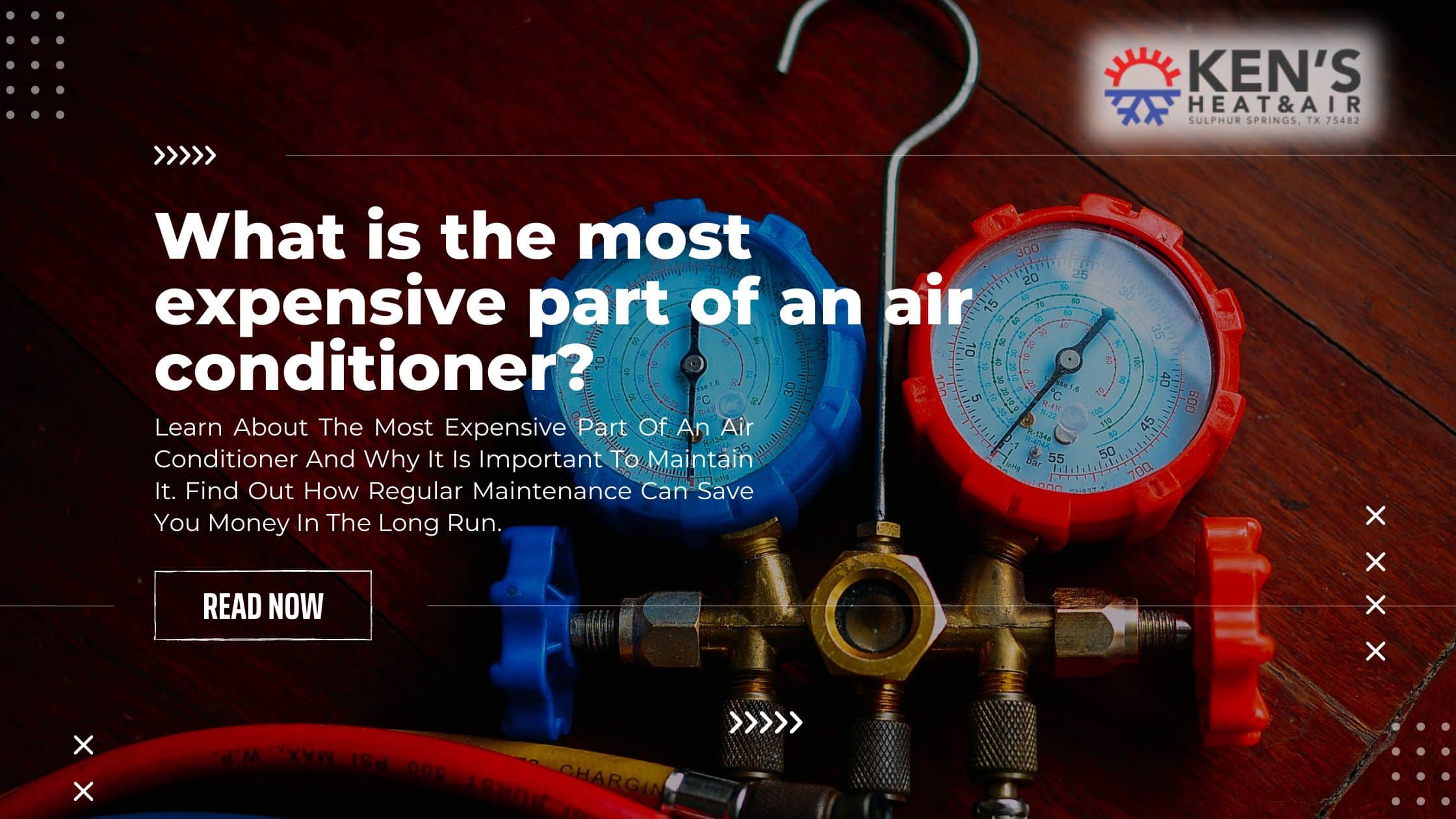 What is the most expensive part of an air conditioner?